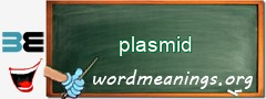 WordMeaning blackboard for plasmid